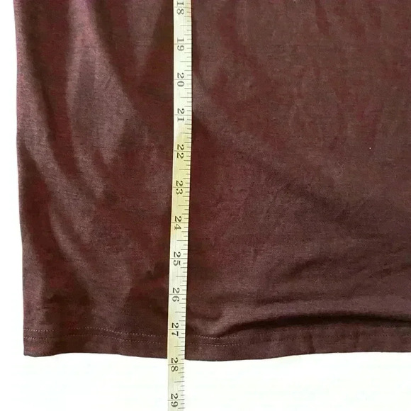 32 Degree Cool Top Sweatshirt Dark Red/Burgundy V-neck Short Sleeve Size S/CH - Picture 8 of 13